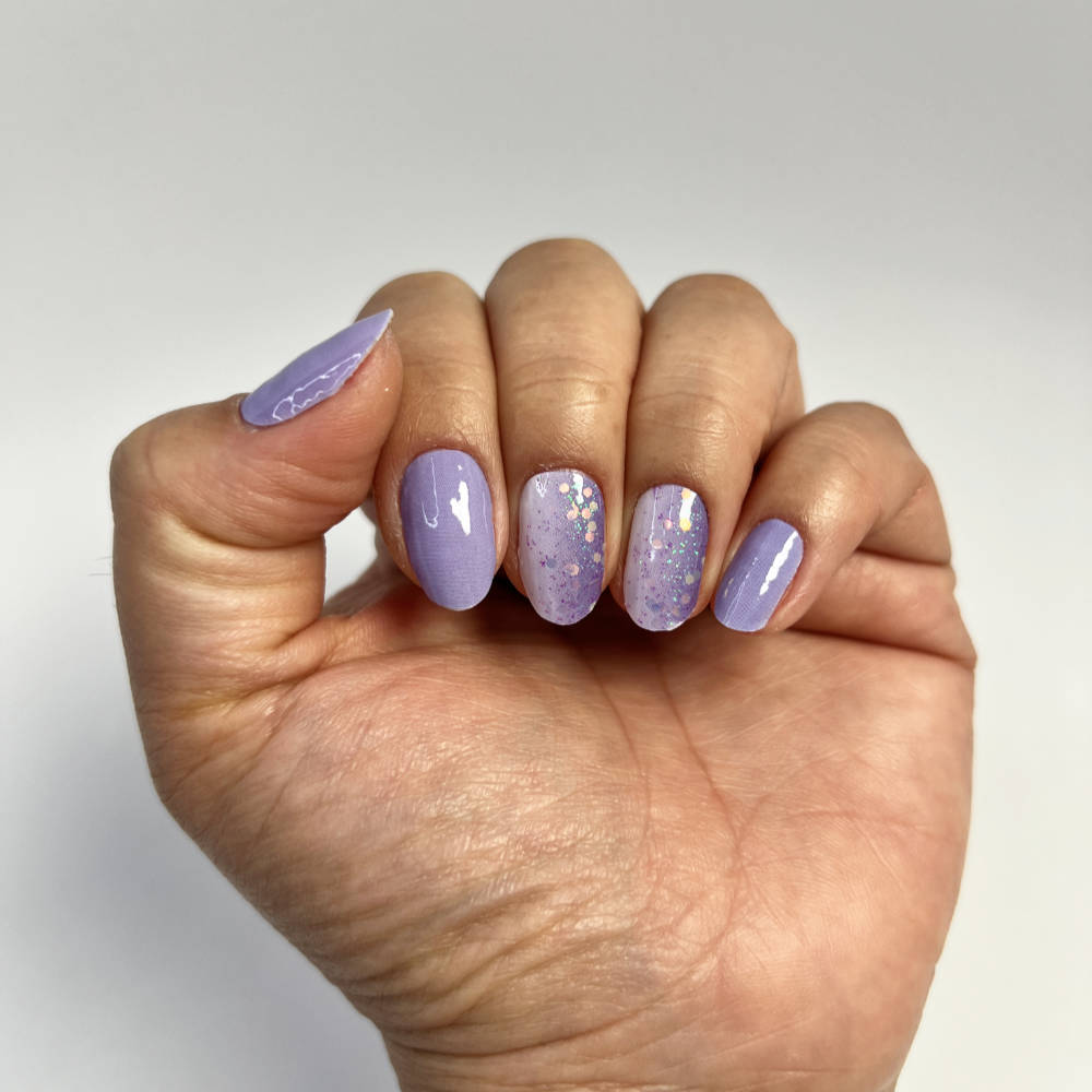 Vernis à Ongles Longue Tenue Petugons - Violet - Durée Jusqu'à 7 Jours - Neuf - 15 Ml
