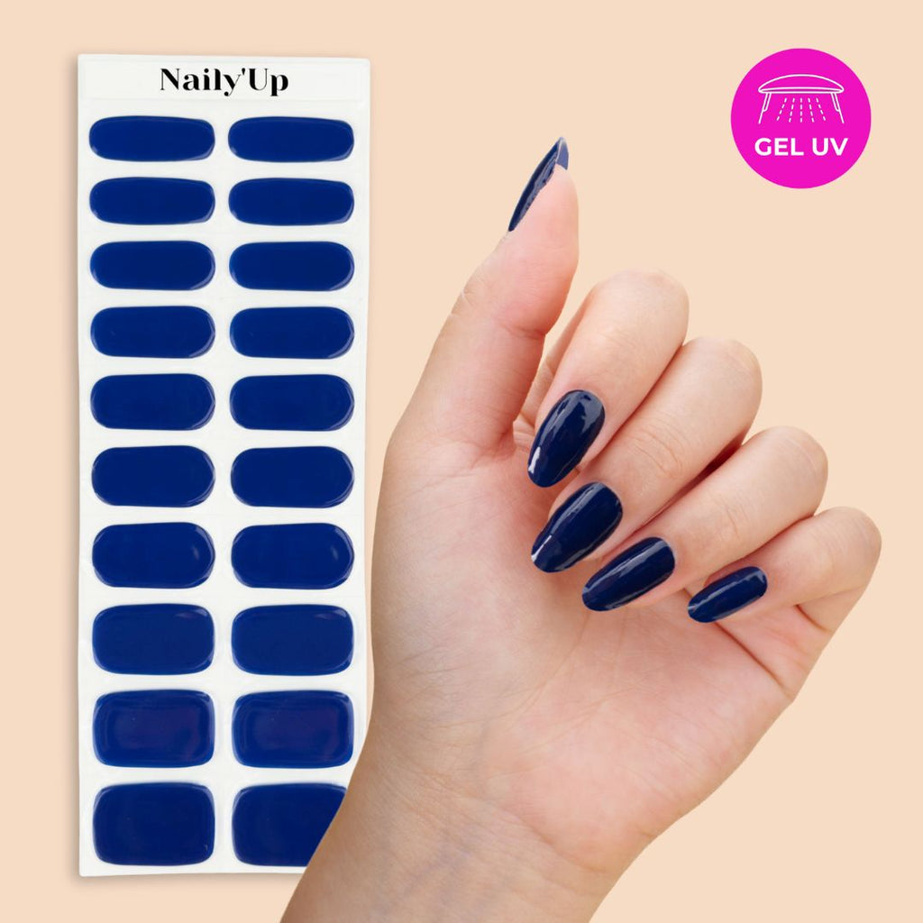 ongle en gel - Bleu Nuit