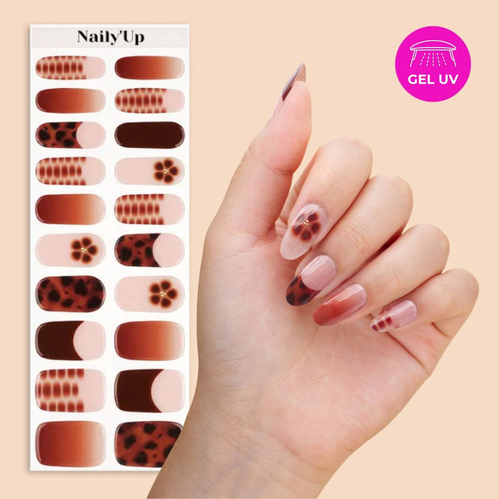 ongle en gel - Écaille d’Automne