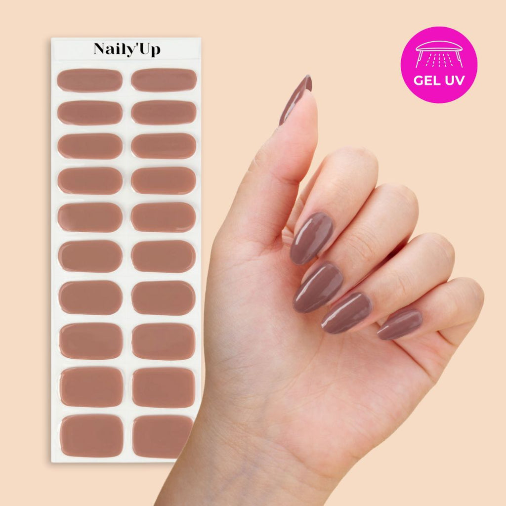 ongle en gel - Chocolat Latte