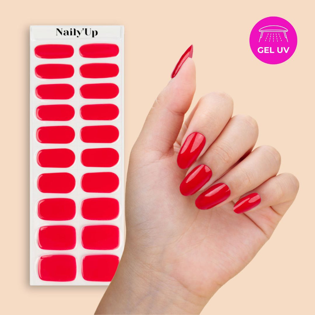 ongle en gel - Classic Red