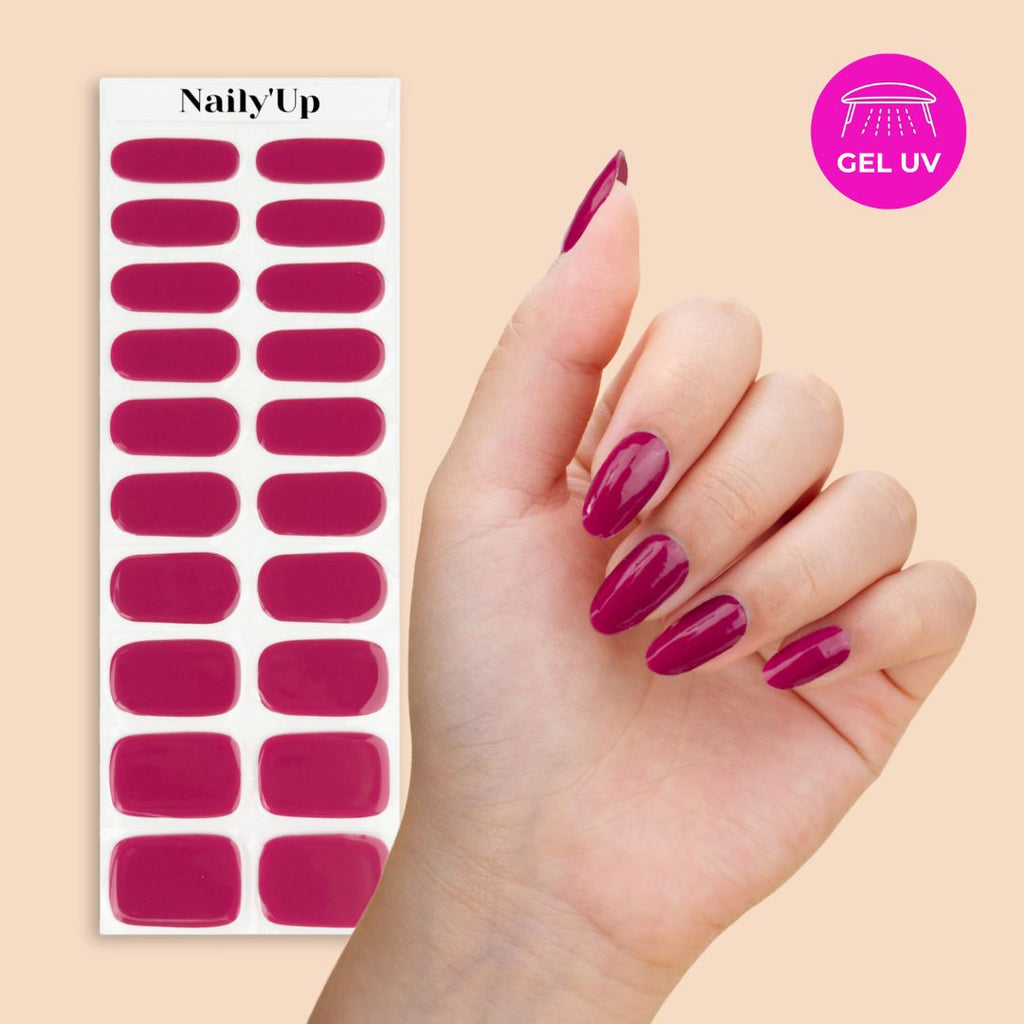 ongle en gel - Framboise Intense