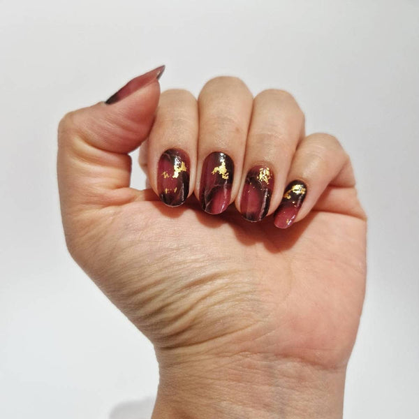 Stickers pour ongles - Golden Velvet