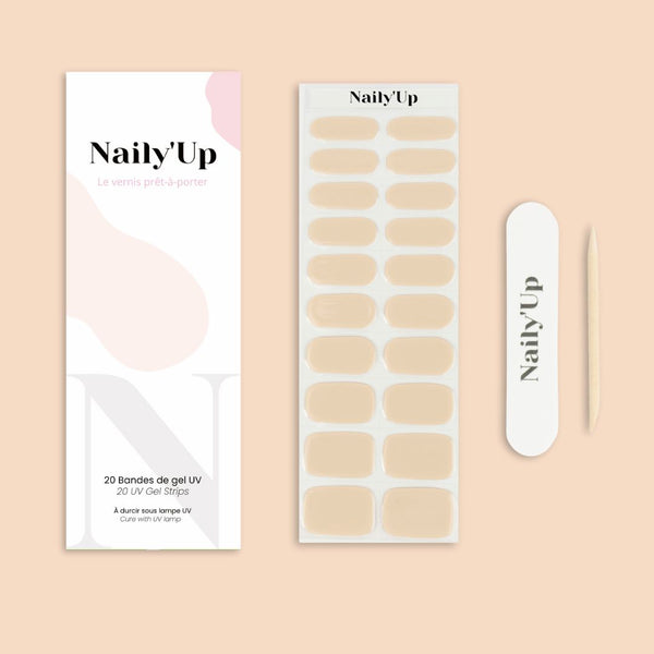 ongles en gel - Nude Peach
