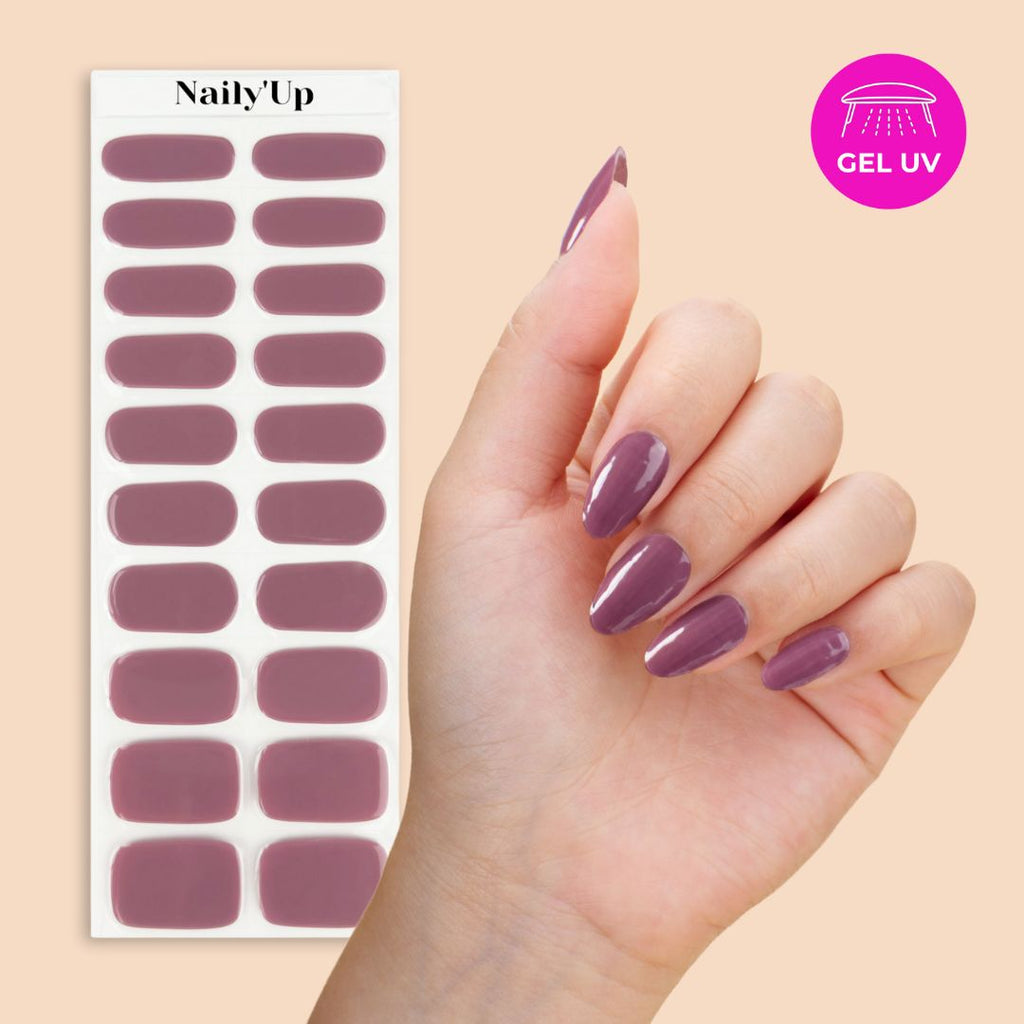 ongle en gel - Prune