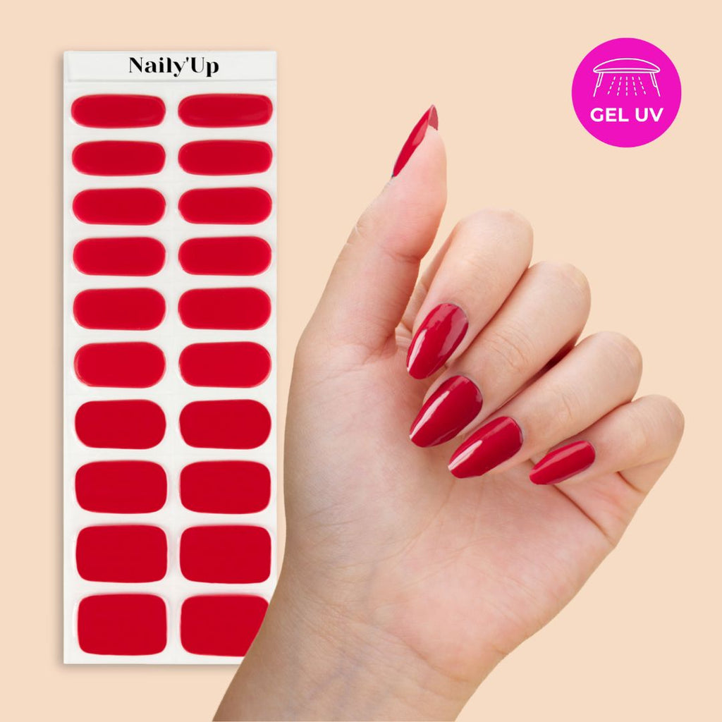 ongle en gel - Red Velvet