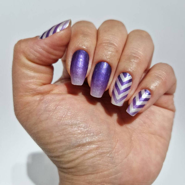 Stickers pour ongles - PURPLE TWIST