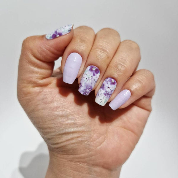 Stickers pour ongles - Violet Dreams