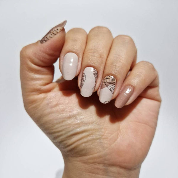 Stickers pour ongles - TAUPE TOUCH
