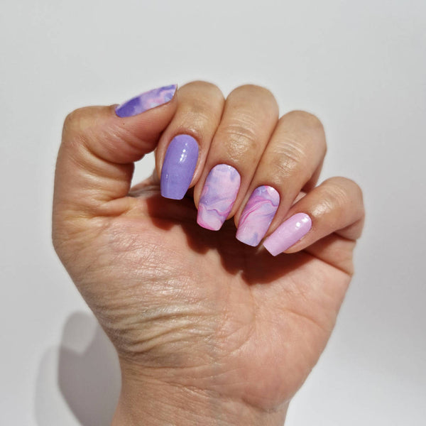 Stickers pour ongles - PURPLE HARMONY