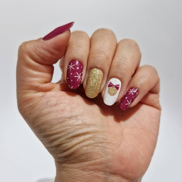 Stickers pour ongles - CHRISTMAS GLITTER 