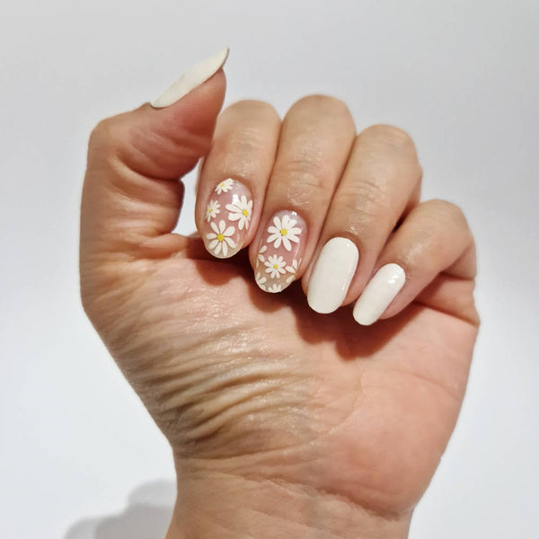 Stickers pour ongles - Ivory Bloom