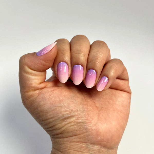 Stickers pour ongles - Ombre Lilac