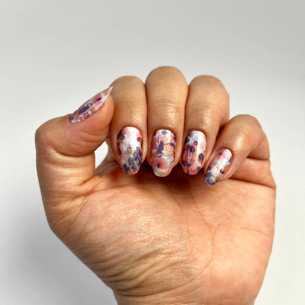 Stickers pour ongles - Artistic Bloom