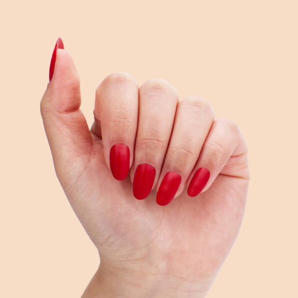 Stickers pour ongles - classic red