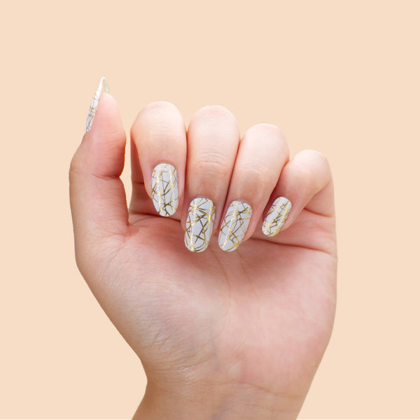 Stickers pour ongles - gold