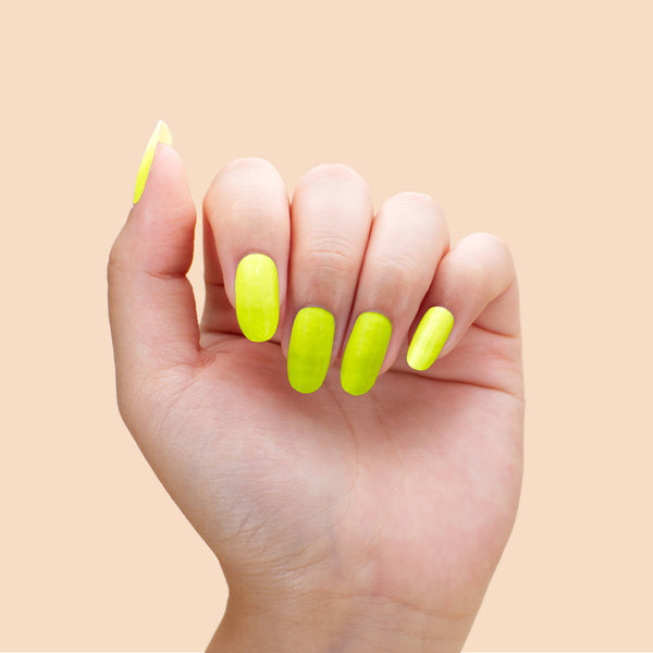 Stickers pour ongles - neon yellow