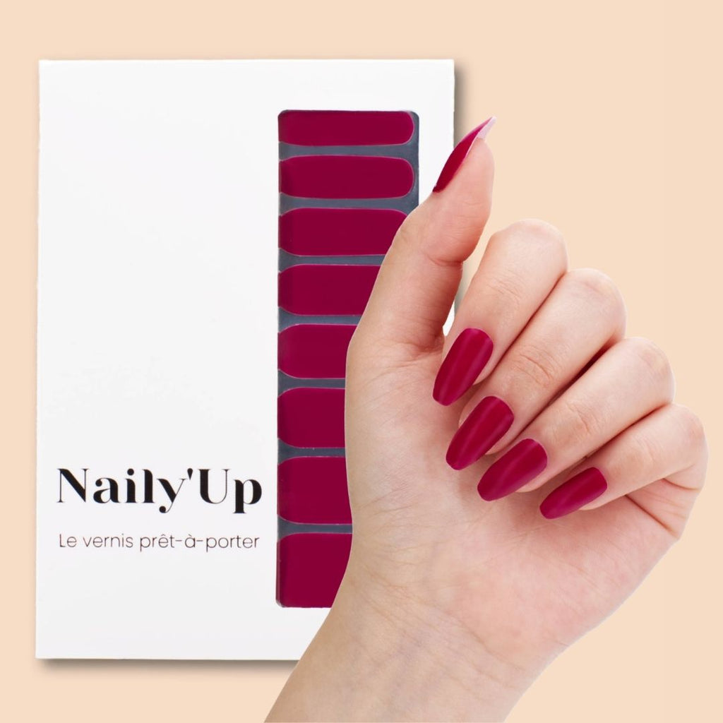 Nail stickers - Cranberry