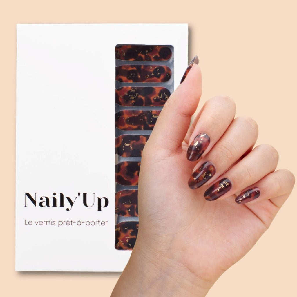 Nail stickers - tortoise shell