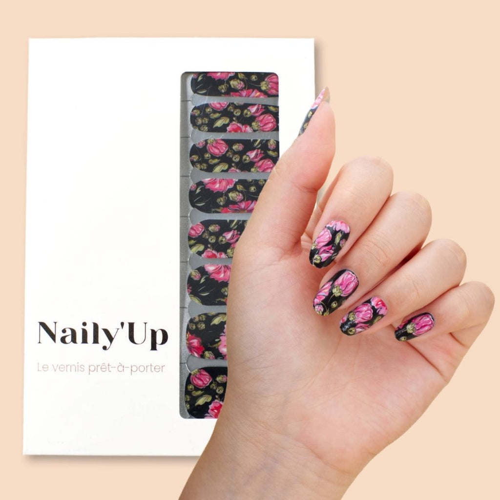 Nail stickers - enchanted blooms