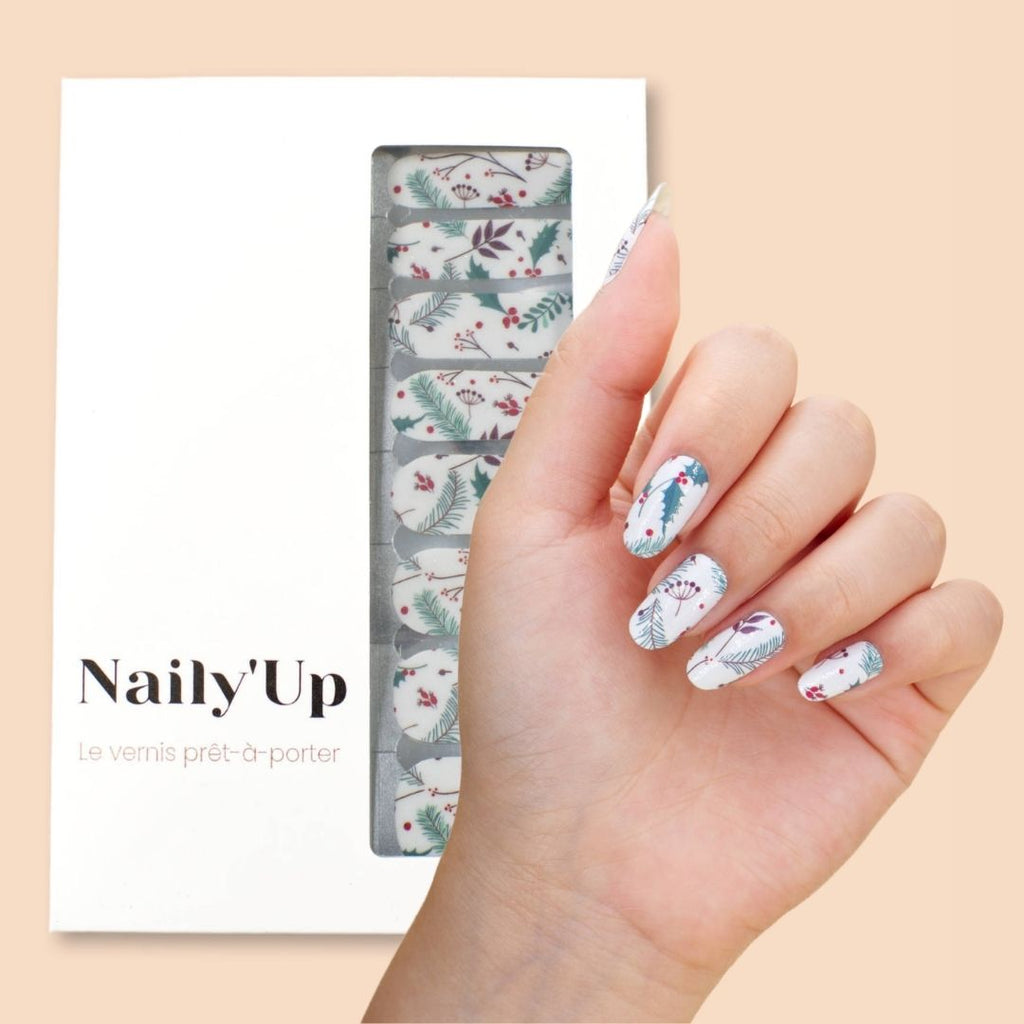 Nail stickers - holly