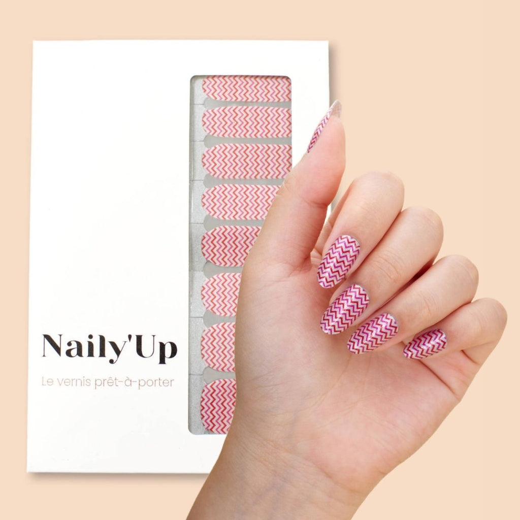 Nail stickers - strawberry lollipop